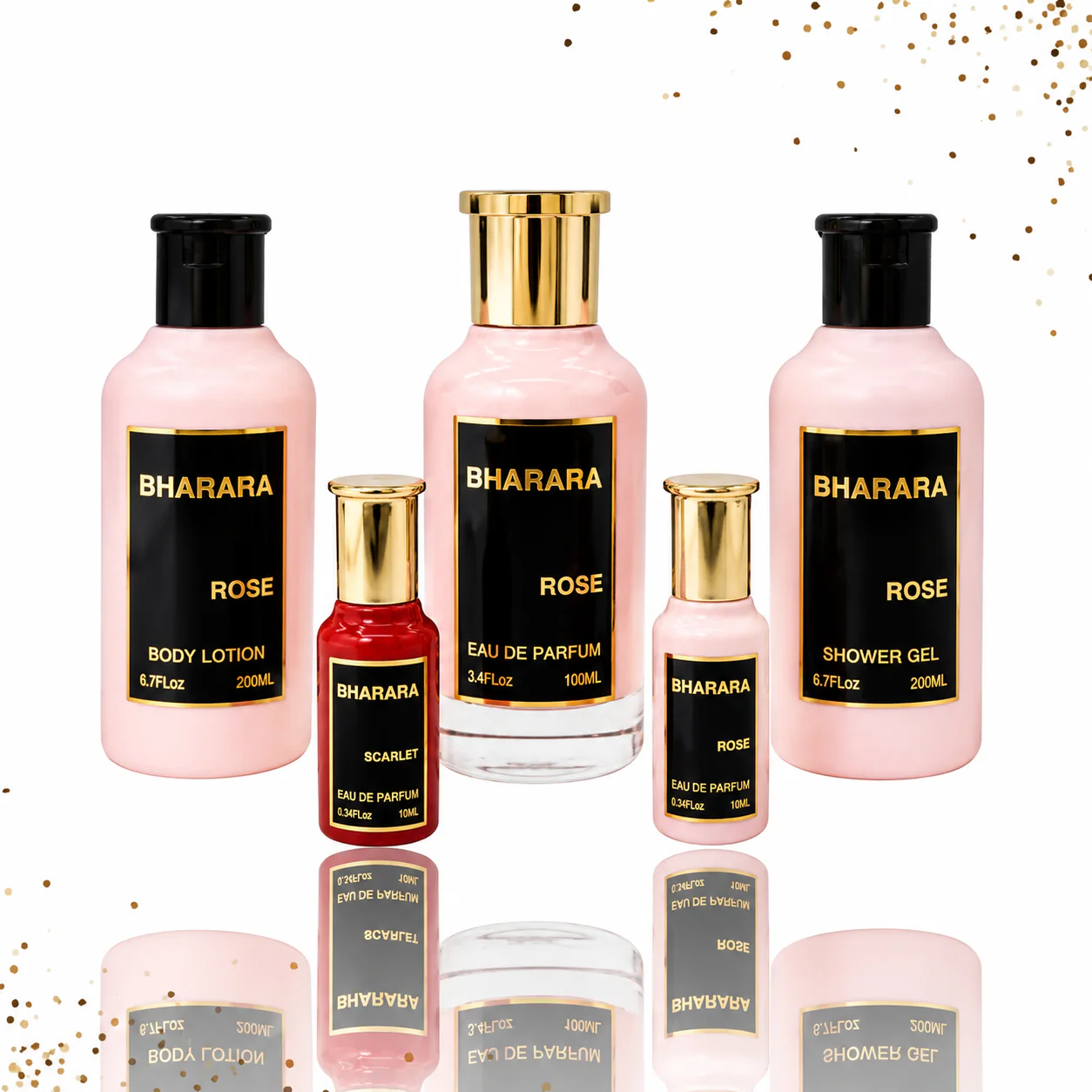 Bharara Rose Gift Set 5 Pc 3.4 Oz EDP - Image 2