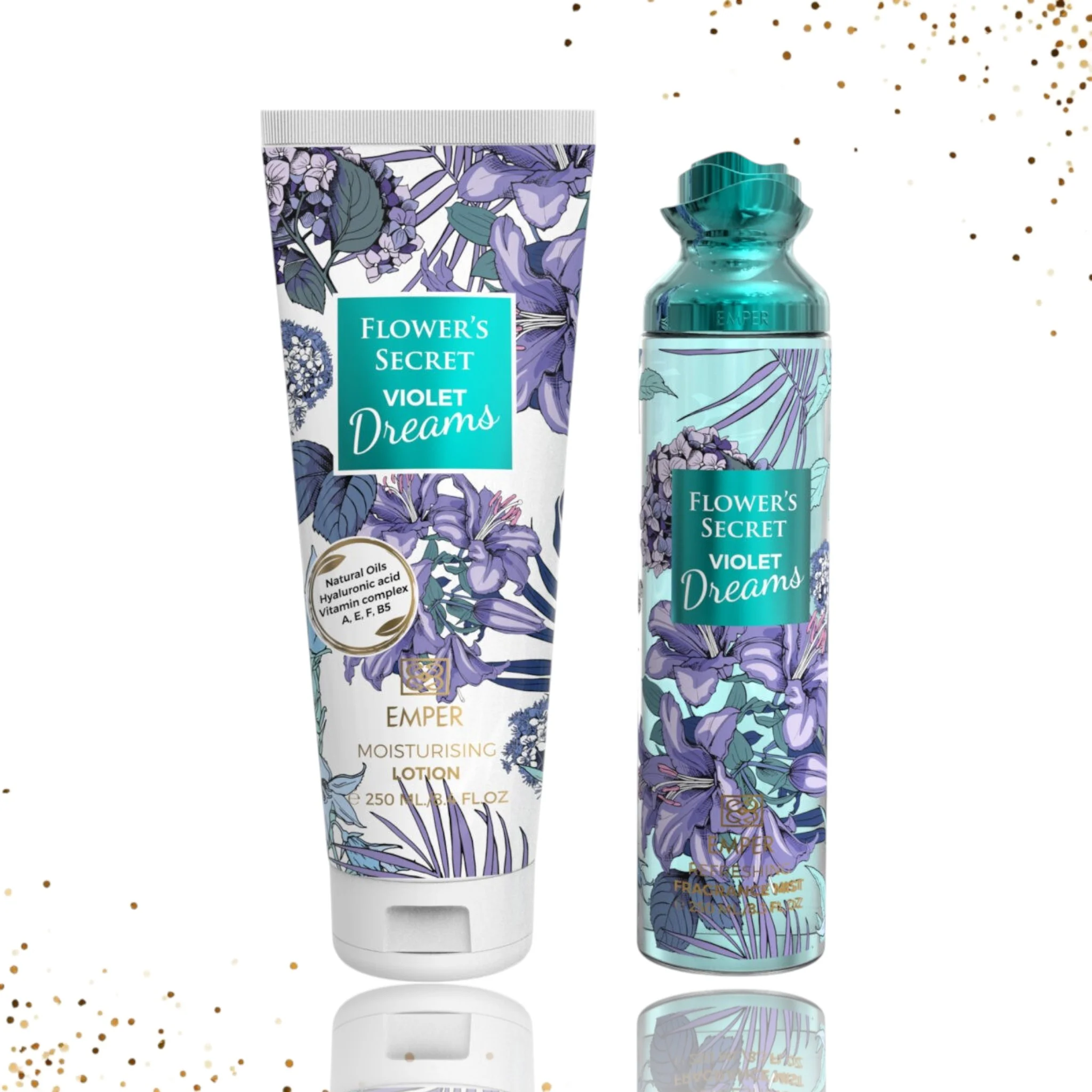 Gift Set Flower's Secret Violet Dreams by Emper 2 Pcs - Image 2