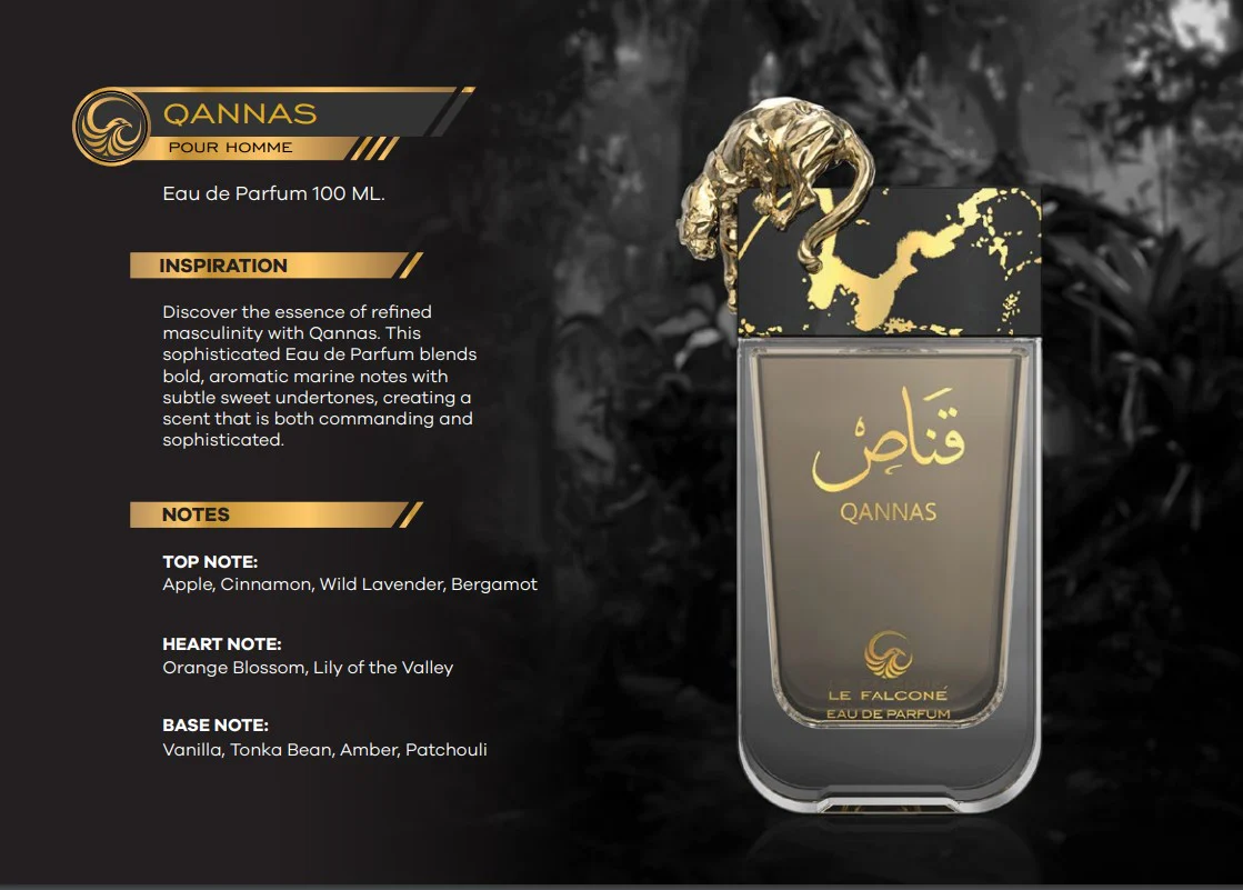 Le Falcone Qannas 3.0 Oz Eau De Parfum - Image 2