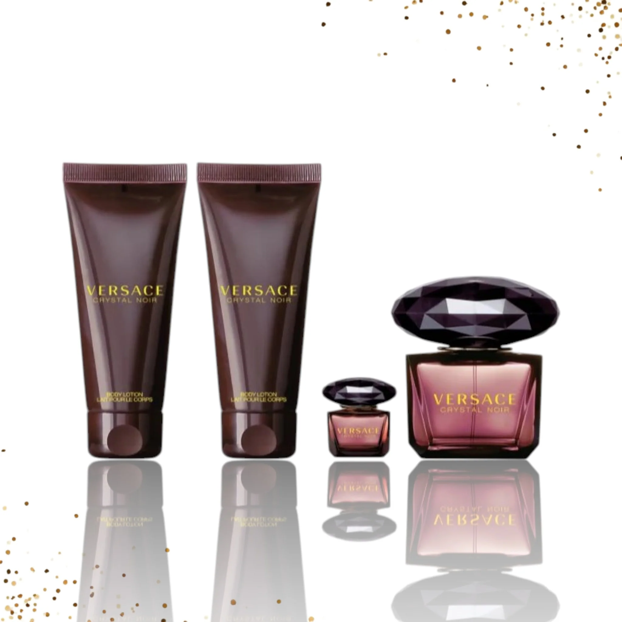 Gift Set Crystal Noir By Versace 4 Pcs - Image 2
